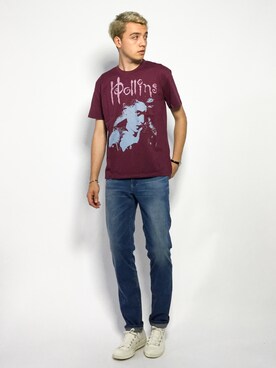 「GLAMB by glamb（グラムバイグラム）のアイテム（トップス）」を使った、タレスさん（メンズ・178cm）の夏コーディネート