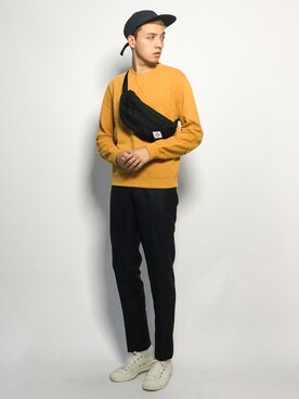 「URBAN RESEARCH Sonny Label（アーバンリサーチサニーレーベル）のアイテム（スウェット）」を使った、タレスさん（メンズ・178cm）の秋コーディネート