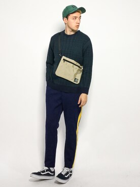 「WILD THINGS（ワイルドシングス）のアイテム（キャップ）」を使った、タレスさん（メンズ・178cm）の秋コーディネート