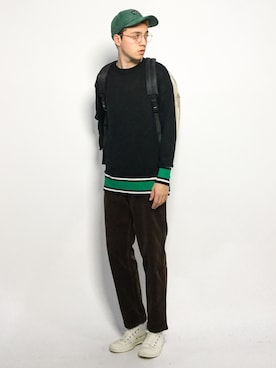 「WILD THINGS（ワイルドシングス）のアイテム（キャップ）」を使った、タレスさん（メンズ・178cm）の秋コーディネート