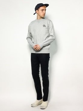 「classicalelf（クラシカルエルフ）のアイテム（スウェット）」を使った、タレスさん（メンズ・178cm）の秋コーディネート