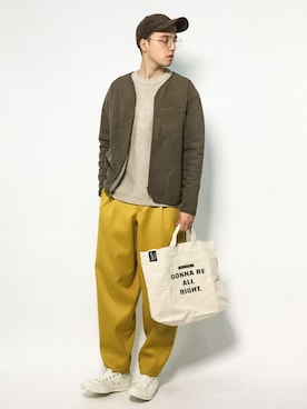 「notch.（ノッチ）のアイテム」を使った、タレスさん（メンズ・178cm）の秋コーディネート