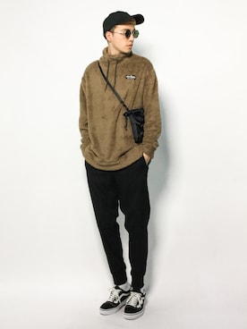 「WILD THINGS（ワイルドシングス）のアイテム（スウェット）」を使った、タレスさん（メンズ・178cm）の秋コーディネート