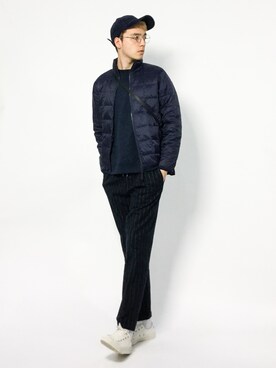 「ROXD（ロッド）のアイテム（ジャケット/アウター）」を使った、タレスさん（メンズ・178cm）の冬コーディネート