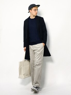 「Dickies（ディッキーズ）の【POPEYE掲載】Dickies/ディッキーズ×JS別注 CORDUROY PT＃（その他パンツ）」を使った、タレスさん（メンズ・178cm）の冬コーディネート