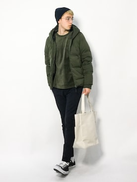 「INASTUDIOS（イーナストゥディオス）のアイテム（ジャケット/アウター）」を使った、タレスさん（メンズ・178cm）の冬コーディネート