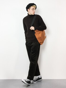 「Dickies（ディッキーズ）の【POPEYE掲載】Dickies/ディッキーズ×JS別注 CORDUROY PT＃（その他パンツ）」を使った、タレスさん（メンズ・178cm）の冬コーディネート