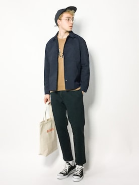 「JOURNAL STANDARD relume（ジャーナルスタンダード　レリューム）のアイテム（ブルゾン）」を使った、タレスさん（メンズ・179cm）の冬コーディネート