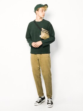 「Drifter（ドリフター）のアイテム」を使った、タレスさん（メンズ・179cm）の夏コーディネート