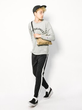 「Drifter（ドリフター）のアイテム」を使った、タレスさん（メンズ・179cm）の夏コーディネート