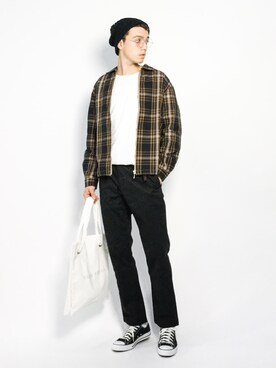 「JOURNAL STANDARD relume（ジャーナルスタンダード　レリューム）のアイテム（ブルゾン）」を使った、タレスさん（メンズ・179cm）の秋コーディネート