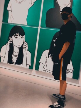 「MINTCREW（ミントクルー）のアイテム」を使った、NaShunさん（メンズ・177cm）の夏コーディネート