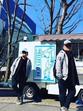 Mark Chan(把衣服穿小的大男人）さんのコーディネート