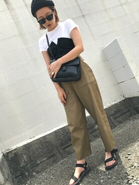 サンダルを使った ロールキャップ のレディース人気ファッションコーディネート Wear サンダルを使った ロールキャップ のレディース人気ファッションコーディネート Wear