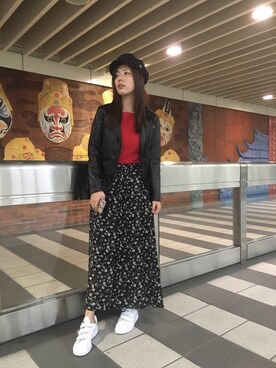 「LOVFEE（ラッフィ）のアイテム（ジャケット/アウター）」を使った、lovemina0726さん（レディース・163cm）の冬コーディネート
