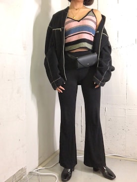 「Futier land（フューティアランド）のアイテム」を使った、Saeさん（レディース・162cm）の春コーディネート