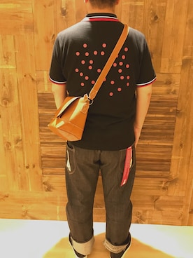 「CUNE（キューン）のアイテム（パンツ）」を使った、ジャンさん（メンズ・179cm）の夏コーディネート