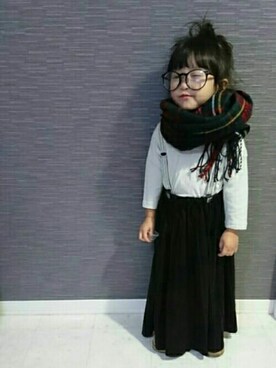 なた。さん（キッズ・90cm）の冬コーディネート
