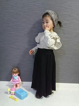 なた。さん（キッズ・90cm）の冬コーディネート