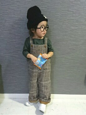 なた。さん（キッズ・90cm）の冬コーディネート