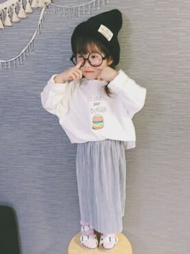 「七五三」｜「アイテム（福袋/福箱）」を使った、なた。さん（キッズ・90cm）の冬コーディネート