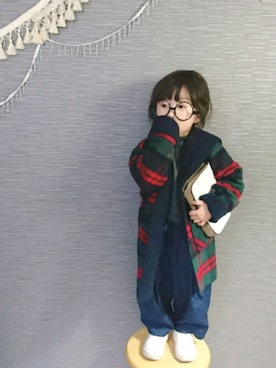 なた。さん（キッズ・90cm）の冬コーディネート