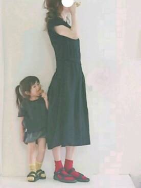 「手羽先フェス」｜なた。さん（キッズ・90cm）の春コーディネート