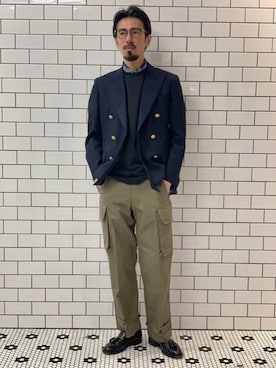 「FRUIT OF THE LOOM（フルーツオブザルーム）のアイテム（トップス）」を使った、akiraishikawaさん（メンズ・174cm）の春コーディネート