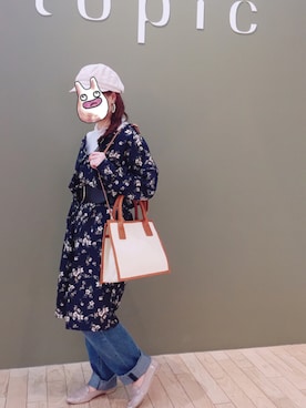 「アイテム（キャスケット）」を使った、すえちゃんさん（レディース・150cm・20代）の冬コーディネート