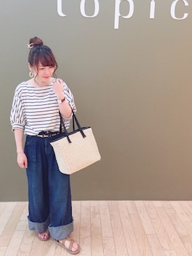 「Green　Parks（グリーンパークス）のアイテム」を使った、すえちゃんさん（レディース・150cm）の春コーディネート