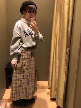 「Green　Parks（グリーンパークス）のアイテム」を使った、すえちゃんさん（レディース・150cm）の冬コーディネート