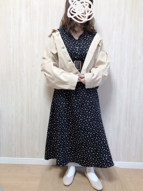 年 花柄ワンピース着こなしコーデ28選 Unisize ユニサイズ