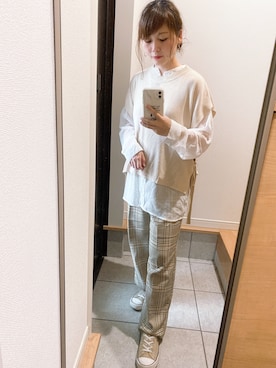 「シースルー」｜すえちゃんさん（レディース・150cm）の秋コーディネート