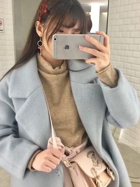 「PRIMARK（プライマーク）のアイテム（バッグ）」を使った、saki_yuさん（レディース・150cm）の冬コーディネート