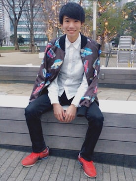 「JOYRICH」｜「アイテム（ジャケット/アウター）」を使った、KEIさん（メンズ・178cm）の冬コーディネート