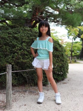 なつきさん（キッズ・127cm）の夏コーディネート