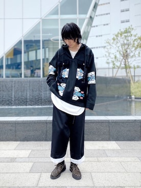 「Sperry Top-Sider（スペリートップサイダー）のアイテム」を使った、SATORU KASAIさん（メンズ・178cm）の秋コーディネート