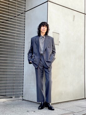 「ラッドミュージシャン」｜「アイテム（ジャケット/アウター）」を使った、SATORU KASAIさん（メンズ・178cm）の春コーディネート