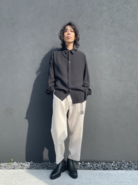 「クルニ」｜SATORU KASAIさん（メンズ・178cm）の春コーディネート