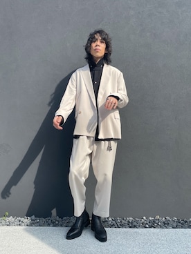 「クルニ」｜SATORU KASAIさん（メンズ・178cm）の春コーディネート