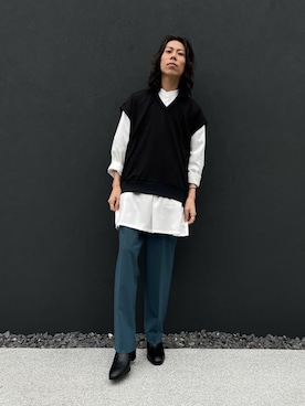 「アイテム（その他シューズ）」を使った、SATORU KASAIさん（メンズ・178cm・20代）の春コーディネート