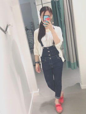 柚七さん(レディース・160cm)の夏コーディネート