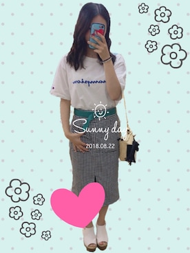 柚七さん(レディース・160cm)の夏コーディネート