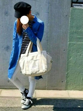 Gu ジーユー の Gu デニムワンピース ブリーチ 長袖 a ワンピース Wear