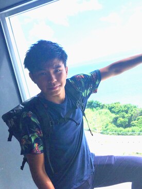 「THE NORTH FACE（ザノースフェイス）のザ・ノース・フェイス デイパック / BCフューズボックス（バックパック/リュック）」を使った、keisukeさん（メンズ・169cm）の夏コーディネート