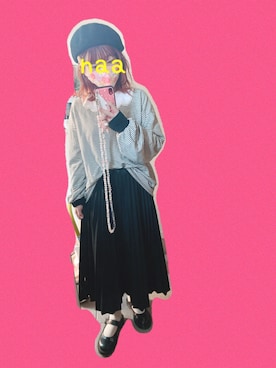 「I am I （アイアムアイ）のアイテム（トップス）」を使った、naaさん（レディース・153cm）の冬コーディネート