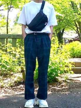 「Neutralcolor（ニュートラルカラー）のアイテム」を使った、ハチコロさん（メンズ・174cm）の夏コーディネート