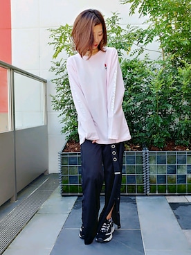 「BUBBLES（バブルス）のアイテム（パンツ）」を使った、♡rocoel♡さん（レディース・161cm）の秋コーディネート