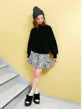 ♡rocoel♡さん（レディース・161cm）の冬コーディネート