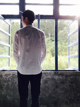 「Herschel Supply（ハーシェルサプライ）のアイテム（帽子）」を使った、shangweilinさん（メンズ・181cm）の冬コーディネート